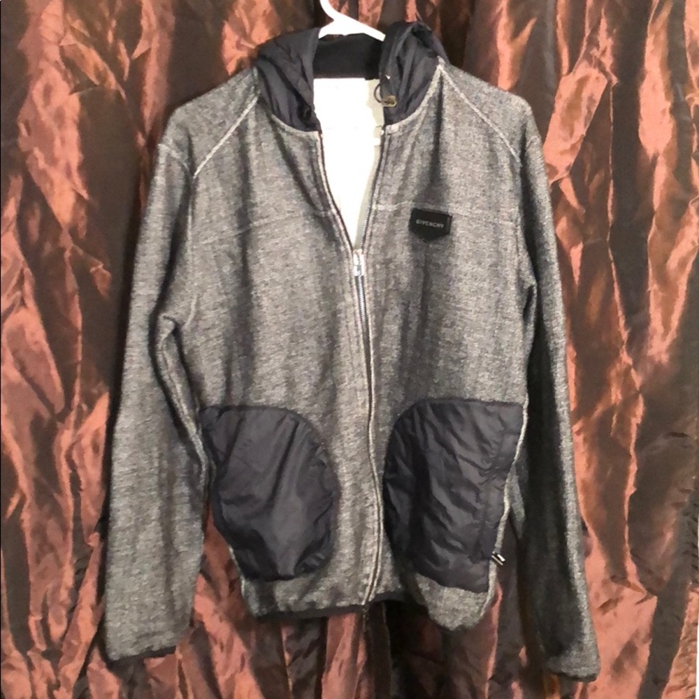 Givenchy Paris zippered hoodie